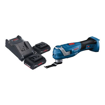Bosch GOP 18V-34 Akku Multi Cutter 18 V Starlock Plus + 2x ProCORE 4 Ah + Lader