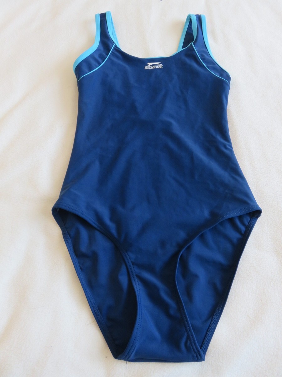 Blue Slazenger Swimsuits Buy Slazenger Girls Racer Back Swimwear
