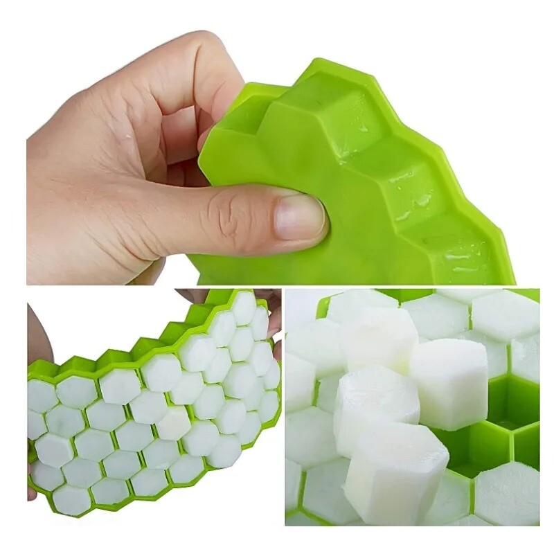 4/6/8/15/24/37 Grid Ice Cube Tray Mold Large Food Grade Silicone DIY ...