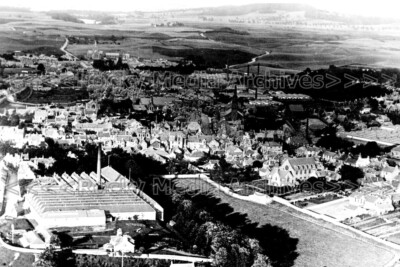 Caa-86 Luftbild, Forfar, Angus, Schottland 1927. Foto