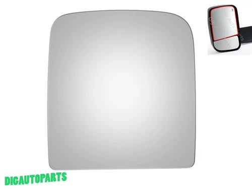 Upper Mirror Glass for 2012-20 Ram 2500 1500 3500 Driver Left Side Adhesive 4339