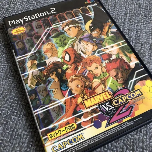 MARVEL VS. CAPCOM 2 New Age of Heroe Sony Playstation 2 PS2 Game USED