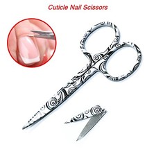 Cuticle Beauty Small Scissor Curved Manicure Toe Nail Scissor Nail Art Shears
