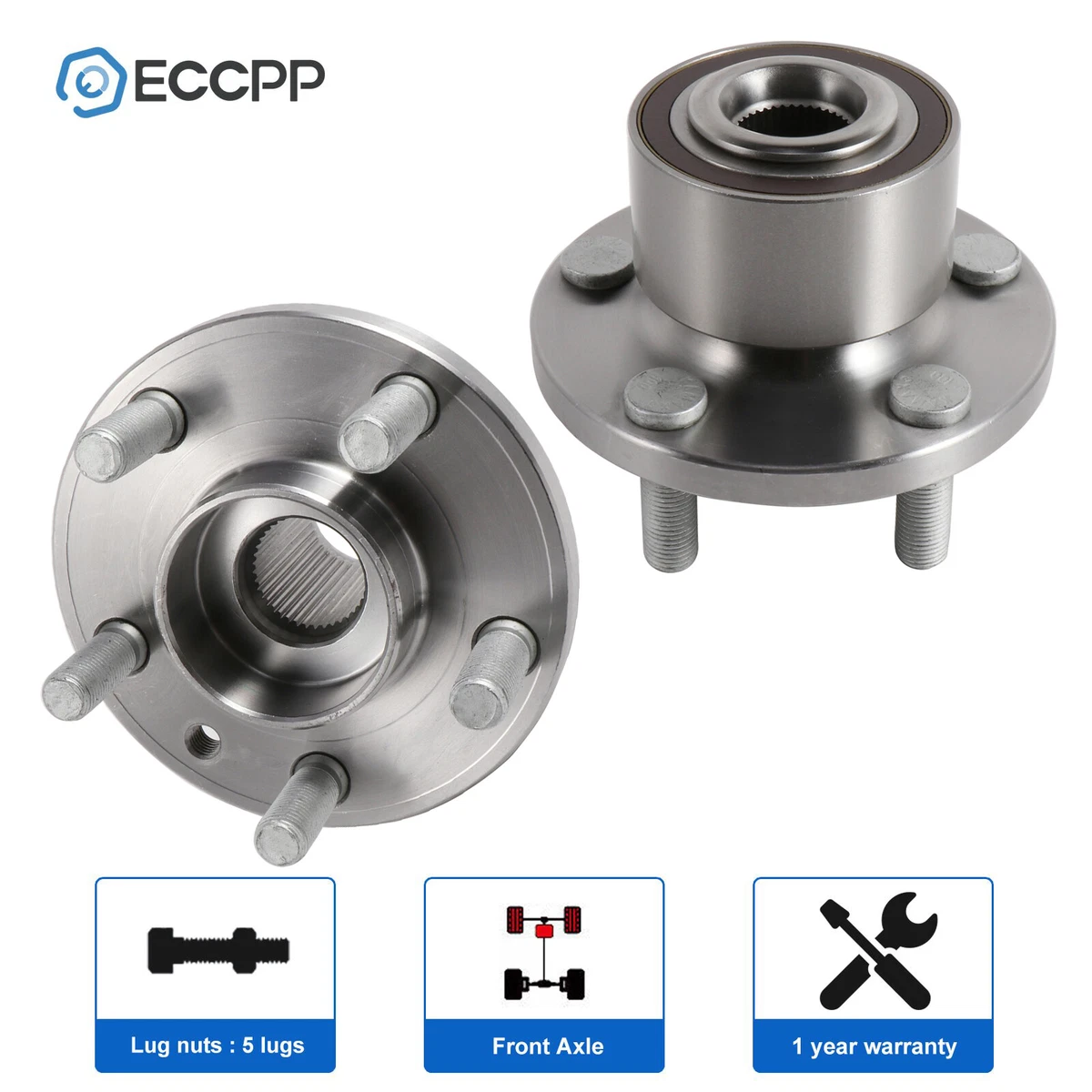 DuraGo Rear Wheel Hub Repair Kit – Fits 2008-2015 Land Rover LR2 – 53QR87S