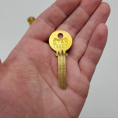 5x Star Key & Lock 6ME1 Key Blanks for Medeco Ilco A1515 Keyway 6 Pin USA Made