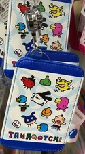 Tamagotchi Pass Case With Reel Navy Mimicchi Card Case Game Character New Japan