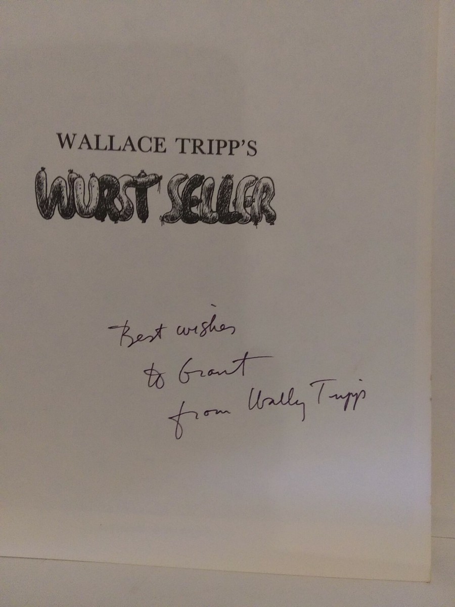 Wallace Tripp's Wurst Seller Signed First Edition Paperback | eBay