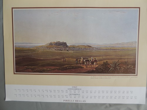 Collectible Greek wall calendar 1982 Acropolis Pirelli Hellas - Picture 7 of 10