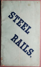 1868 German Steel Railroad RR Track Rails Hermann Boker & Co NY Catalog B2-109