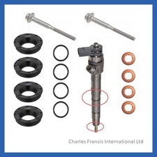 For Skoda Karoq Kodiaq Octavia III SuberbIII Yeti 2.0TDI Injector Seal kit+Bolts