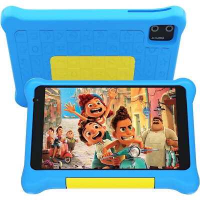 Kids Tablet 7'' Android 12 Quad-core Tablet 32GB Tablets Shockproof Touchscreen
