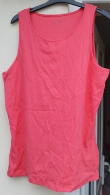 Marks And Spencer Womens Pink Vest Top. UK Size 22
