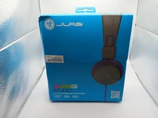 JLab JBuddies Studio Wired Kids Headphones On-Ear Volume Limiter, Box Damage New