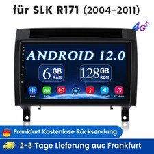DAB+ F&uuml;r Mercedes-Benz SLK R171 2004-2011 Android 12 Autoradio CarPlay GPS 128GB