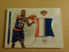 2014-15 NATIONAL TREASURES CLEANTHONY EARLY 4 CLR JERSEY RELIC #ED /99 KNICKS