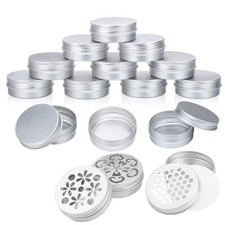 5g-60g Metal Round Cosmetic Aluminum Tins Empty Candles Can Cosmetic Container