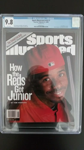CGC 9.8 Sports Illustrated February 21, 2000, Ken Griffey Jr., Reds - POP 1