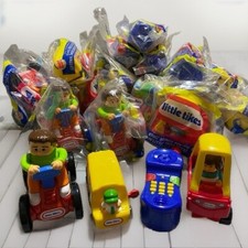 Little Tikes 2003 Burger King juguetes para niños pequeños autobús escolar carro ruedas lote de 20
