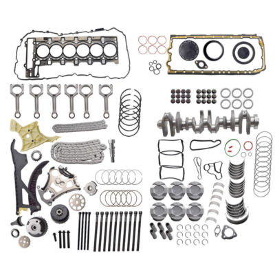 Engine Overhaul Rebuild Kit -Crankshaft/Con Rods/Timing Set Fit BMW 3.0L N55