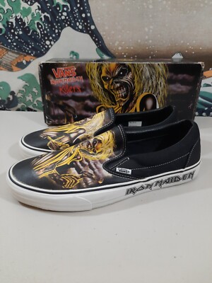 Vans Classic Slip-on X Iron Maiden Killers Size 12 | eBay