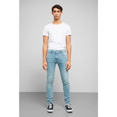 Weekday Men s Friday Denim Jeans W34 x L34 Friday Natas Blue Slim Straight Leg