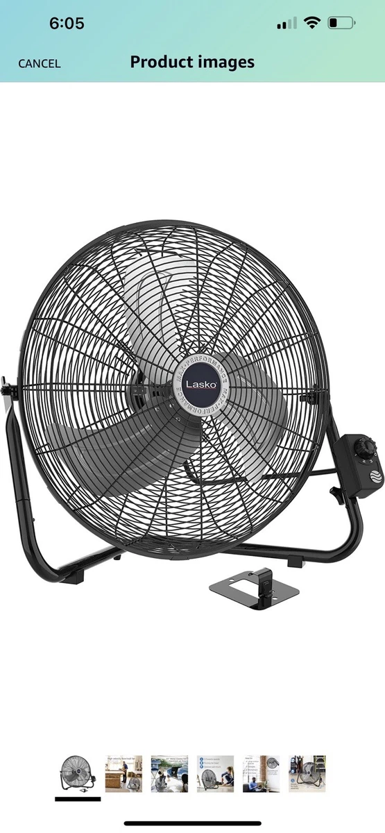 Lasko 20u0026#034; High Velocity Quick Mount, Easily Converts from a Floor |  eBay