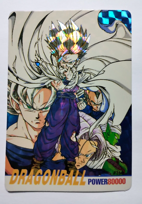 1999 DRAGON BALL Z Card #160 SON GOKU SSJ SON GOHAN SSJ VTG Foil