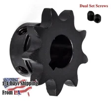 Jeremywell #40 Roller Chain Sprocket B Type 5/8" Bore Hardened 9 Tooth