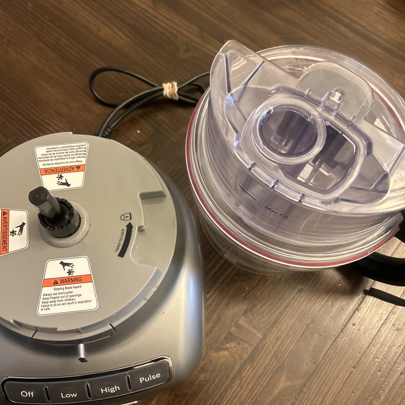 Kitchen Aid Food Processor Model KFP1333CUO 13 Cup Tested Working eBay