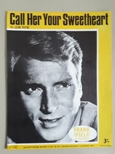 Frank Ifield  - Call Her Your Sweetheart  - Sheet Music