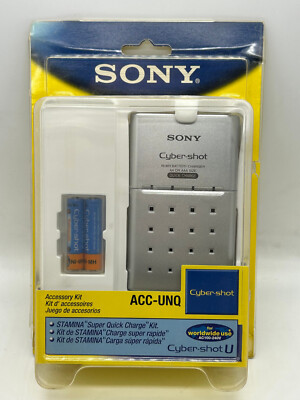 Sony Cyber-Shot ACC-UNQ Super Quick Charger &Battery Accessory Kit