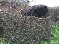 Waterproof Hide Set Bundle Shooting Camo Hide Net Poles Decoying Umbrella Waterproof Hide Set Bundle Shooting Camo Hide Net Poles Decoying Umbrella