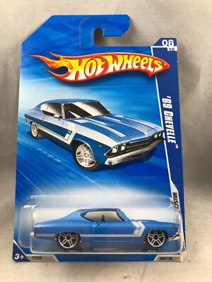 Hot Wheels 2009 Muscle Mania '69 Camaro – Orange 1:64 Scale, #77/190 - View #4