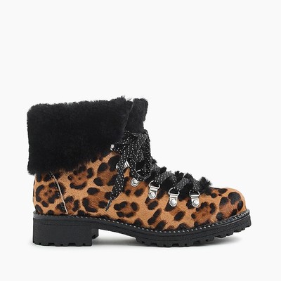 nordic genuine shearling cuff winter boot