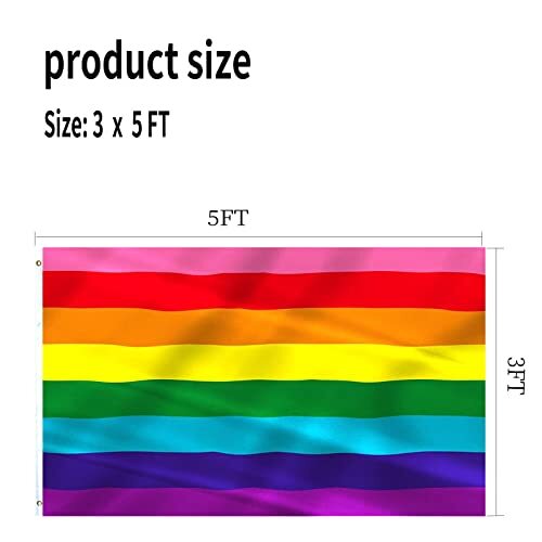 Rainbow Pride Flag - Hand Sewn Nylon - Made in San Diego Rainbow Pride Flag - Hand Sewn Nylon - Made in San Diego