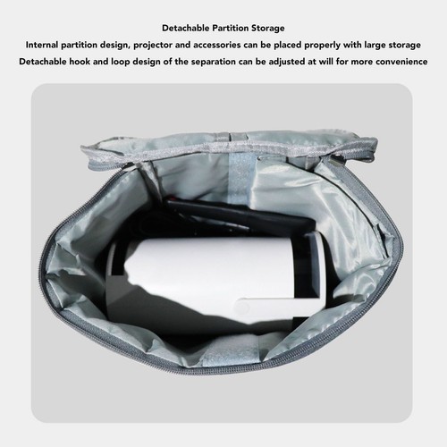 Projector Storage Bag Shockproof Waterproof Portable Oxford Cloth Projector C FG - Afbeelding 23 van 24