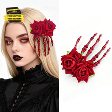 Gothic Hair Clips, Halloween Hair Accessories for Women, Goth Gifts. Goth Gifts