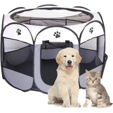 Haustier Laufstall Hund Katzen Zelt faltbar  klein outdoor