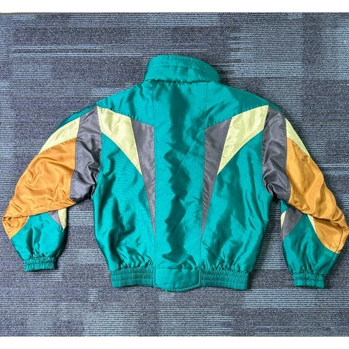 Vintage Descente 2 Piece Ski Suit Mens Jacket M Pants 30 Teal Colorblock 80s 90s image 4