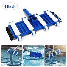In-Ground & Above Ground Swimming Pool Weighted Vacuum Head w/ Side Brushes