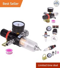 Air Compressor Moisture Filter Trap 14 Bsp Oil Water Separator Regulator Air Compressor Moisture Filter Trap 14 Bsp Oil Water Separator Regulator