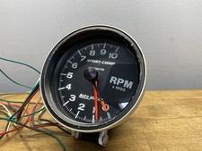 Auto Meter 3900 Sport Comp Monster Tachometer 5 10k Rpm Used Good