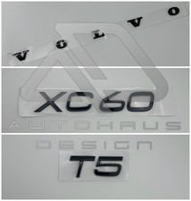 Gloss Black Rear Rear Badge Lettering Ford Volvo XC60 T5