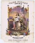Tennessee - 1860 - Prize Banner Polka - Columbia's Final Call for Union - Rare