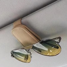Car Sun Visor Glasses Holder Sunglasses Clip Ticket Card Organizer