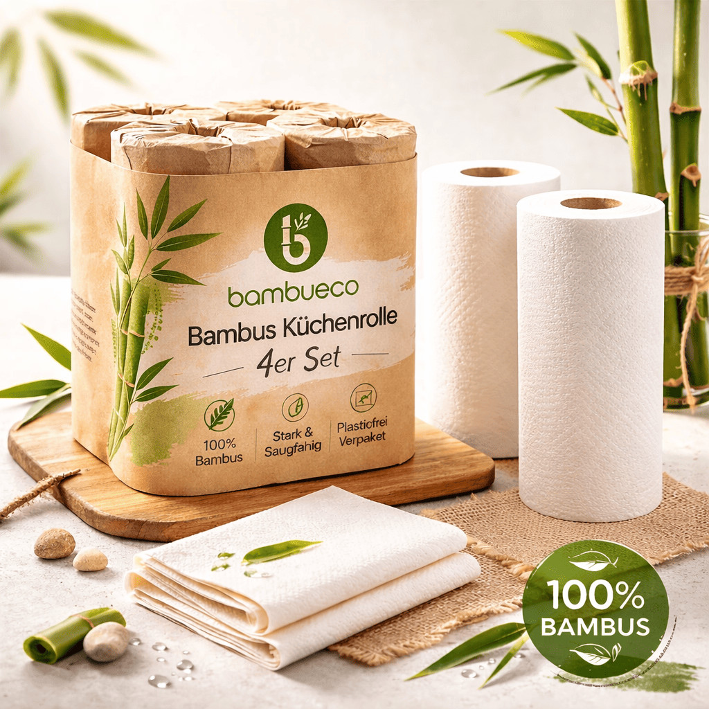 Küchenrollen aus Bambus Küchentuch Haushaltstücher Papiertücher Küchenpapier