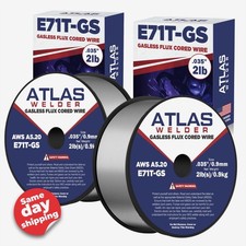 E71T-GS Flux Core Welding Wire 0.035 Gasless MIG 2 lb Spool 2 Pack 