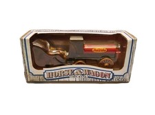 ERTL True Value Hardware 1990 Horse Drawn Wagon Diecast Locking Coin Bank 7624