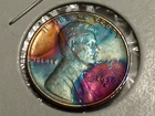 1930-S  @   Lustrous" old Rainbow colored Lincoln Wheat Penny.! #80