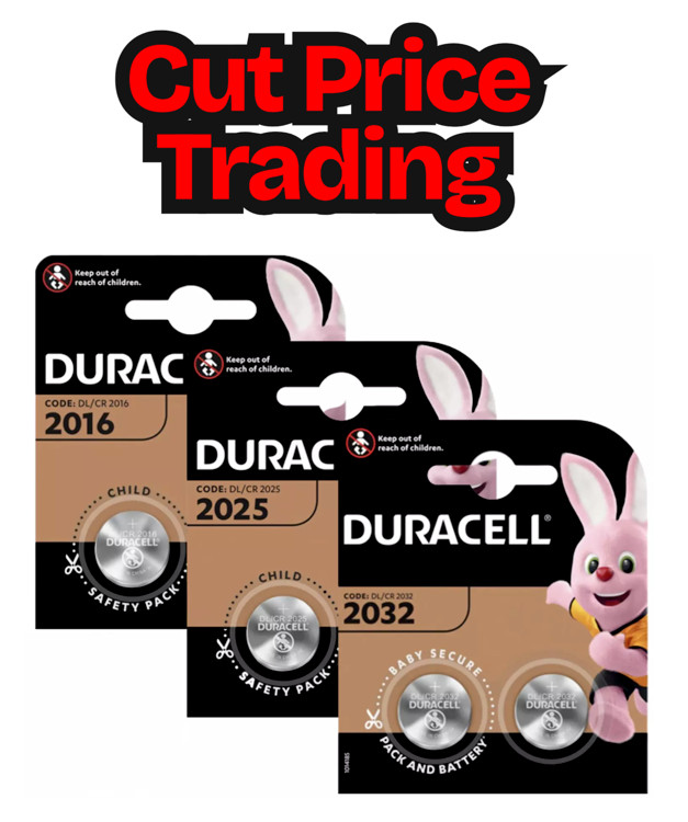 Duracell CR2032 | 2025 | 2016 | Battery Coin Cell Button 3v Lithium Original BR